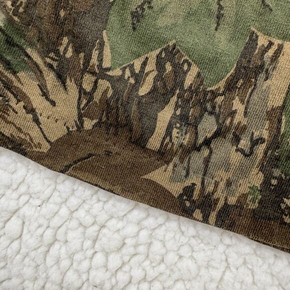 Vtg Trebark Camo T shirt Mens XL Short Sleeve USA Single Stitch Ace Sportswear - Picture 3 of 7